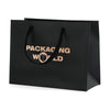 Black Foil Printed Eco Kraft Gift Bag A5 | Landscape Paper Bag