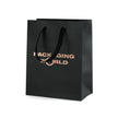 Black Foil Printed Eco Kraft Gift Bag A5 | Portrait Paper Bag