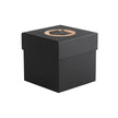 Black Foil Printed Luxury Rigid Candle Gift Box Large | Eco Kraft Box