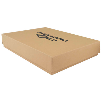 Kraft Foil Printed Eco Kraft Gift Box A4 | Easy Assemble | Recyclable