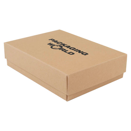 Kraft Foil Printed Eco Kraft Gift Box A6 | Easy Assemble | Recyclable