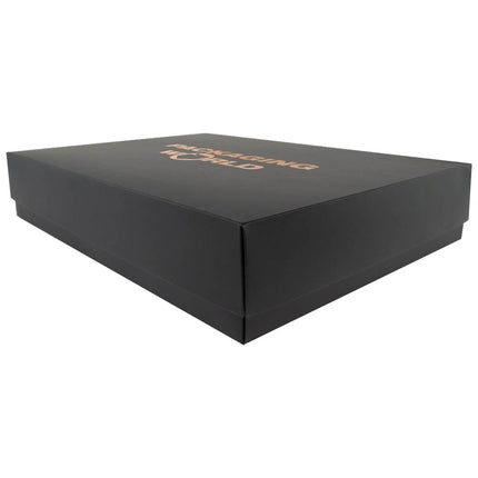 Black Foil Printed Matt Laminated Gift Box A3 | Easy to Assemble