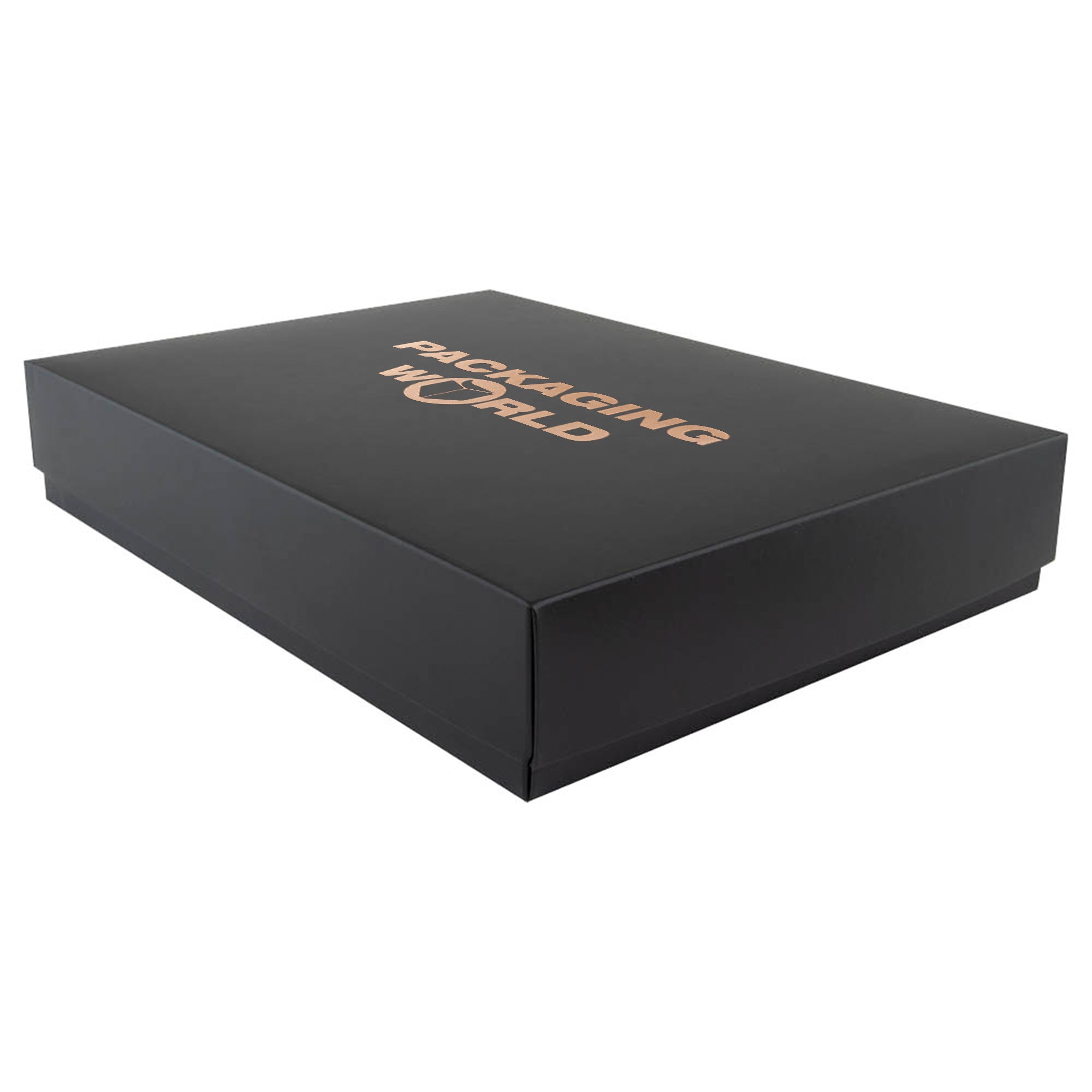 Black Foil Printed Matt Laminated Gift Box A4 | Easy to Assemble