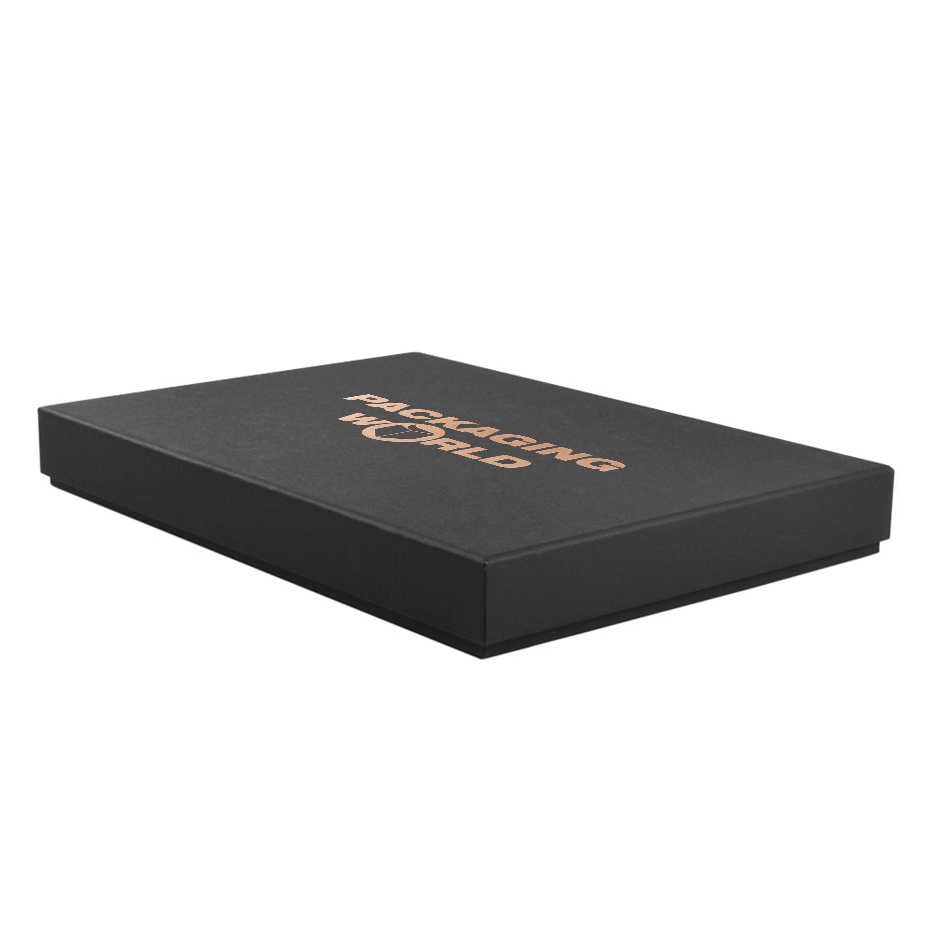 Black Foil Printed A4 Luxury Rigid Presentation Gift Box