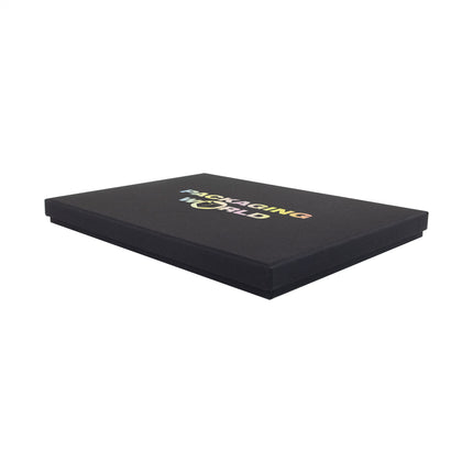 Black Digital Printed A5 Thin Luxury Rigid Presentation Gift Box