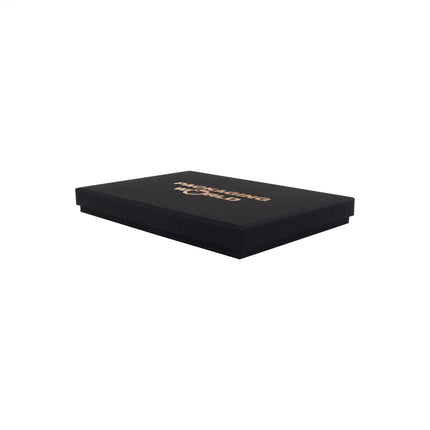 Black Foil Printed A6 Thin Luxury Rigid Presentation Gift Box