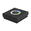 Black Digital Printed Eco Kraft Stud Ring Jewellery Box | FSC