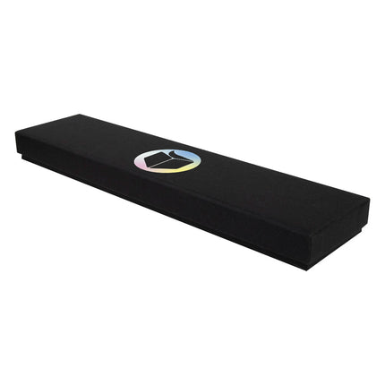 Black Digital Printed Eco Kraft Bracelet Watch Box | FSC