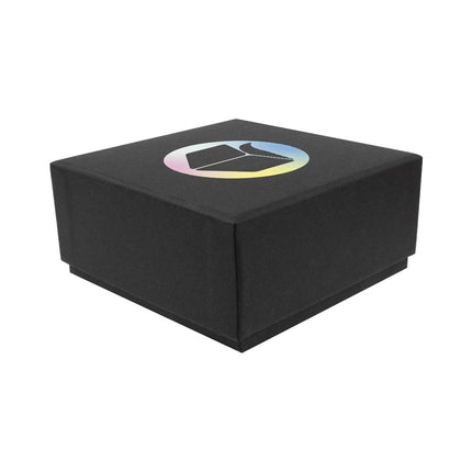 Black Digital Printed Eco Kraft Deep Bangle Gift Box | FSC