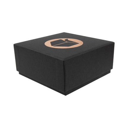 Black Foil Printed Eco Kraft Deep Bangle Gift Box | FSC