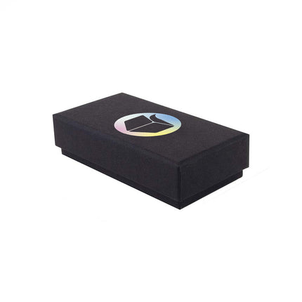 Black Digital Printed Eco Kraft Cufflink Earring Box | FSC