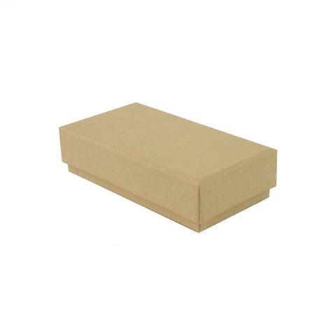 Kraft Eco Kraft Cufflink Earring Box | Anti-tarnish | FSC