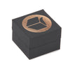 Black Foil Printed Ring Gift Box | Shoulder Box