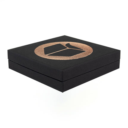 Black Foil Printed Bracelet Bangle Gift Box | Shoulder Box